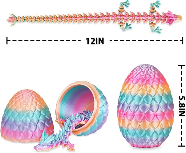 Detalle 2 de Dragon Egg fidget toy 3D printed