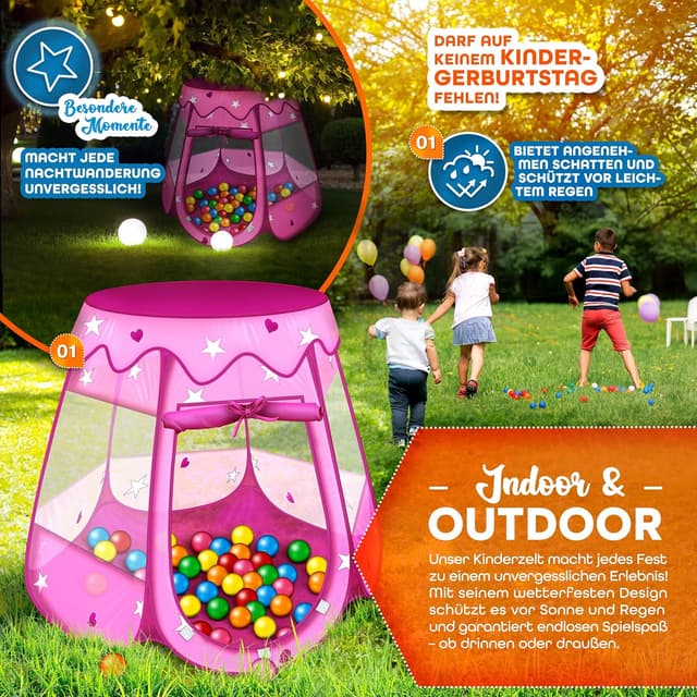 Thumbnail 6 de KIDUKU Tente de jeu enfant 100 balles đȘ