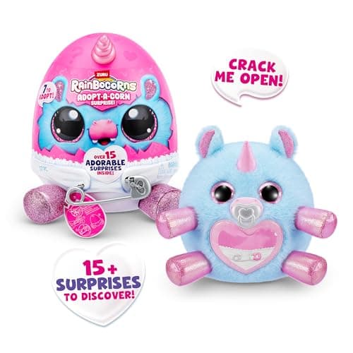 Thumbnail 7 de ZURU Adopt-A-Corn Surprise: Peluche Coleccionable 🦄 Sorprende y Juega