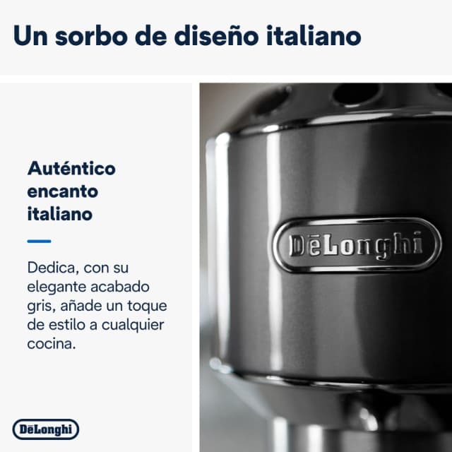 Thumbnail 2 de De'Longhi Dedica Arte EC885.M cafetera espresso manual ☕