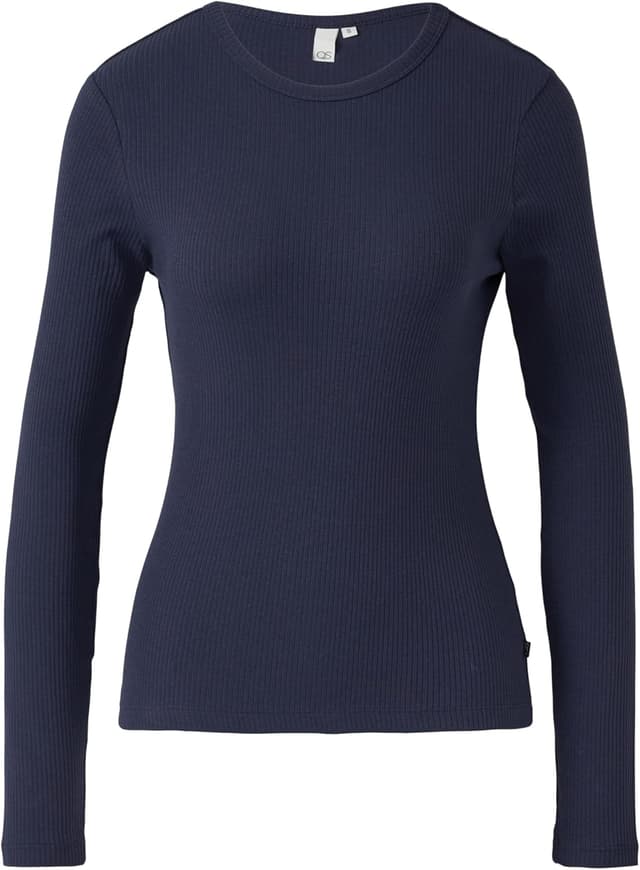 Detalle de QS Geripptes Longsleeve schmaler Schnitt