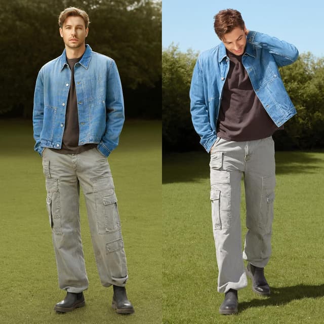 Detalle de Jousen Chelsea Boots Casual Slip On Ankle Waterproof Boots