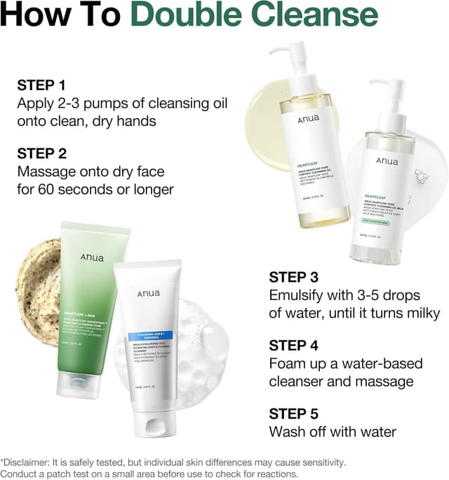 Thumbnail 6 de Anua Heartleaf Pore Control 200ml aceite limpiador facial