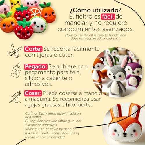 Thumbnail 6 de m-office Fieltro 40x60 cm azul claro, pack 10 unidades