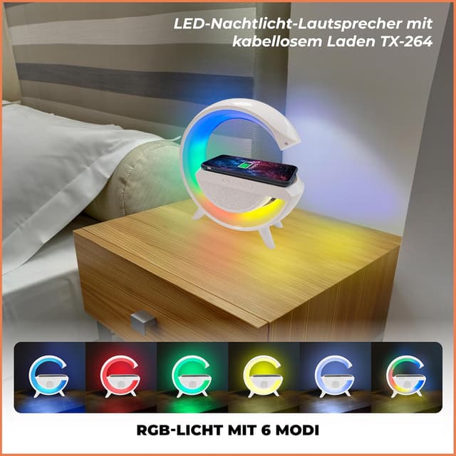 Thumbnail 3 de Technaxx TX-264 kabelloser Nachtlicht-Lautsprecher