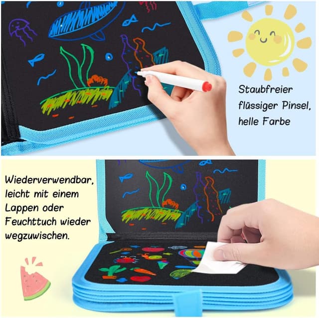 Detalle 2 de Funkprofi Graffiti Malbuch mit 12 Stiften