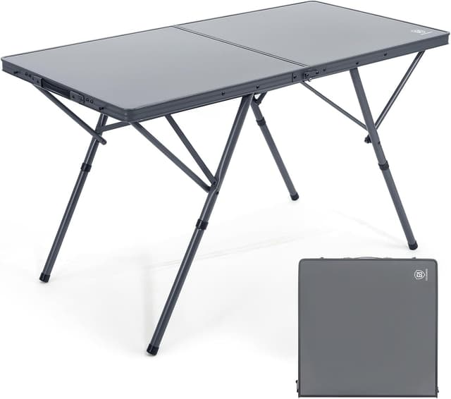 Detalle de EVER ADVANCED Campingtisch faltbar 120x60 cm
