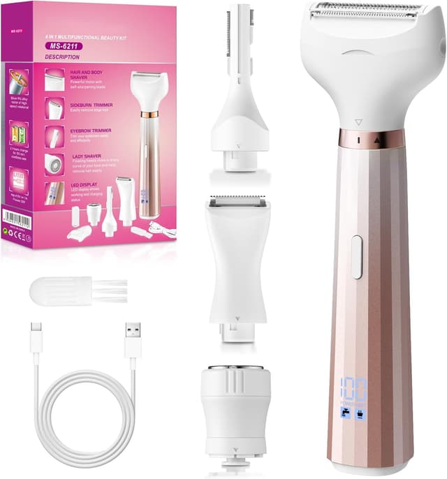 Detalle de UrbanLuxe Lady Shavers 4-in-1 Electric