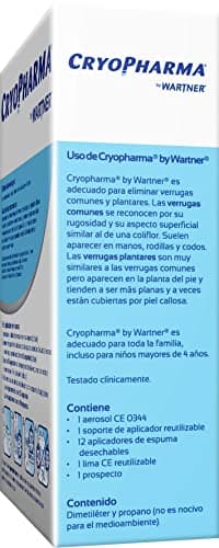 Thumbnail 8 de Cryopharma Tratamiento Anti Verrugas en spray Cryogenización de verrugas comunes y plantares (50 ml)