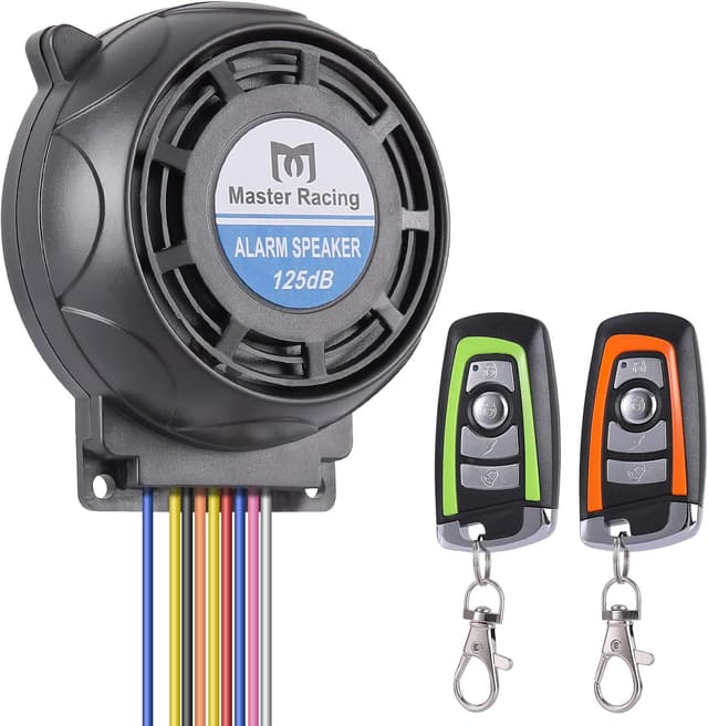 Detalle de Rupse Motorrad-Alarmanlage 125 dB mit Start-Stopp per Fernbedienung (2 Fernbedienungen)