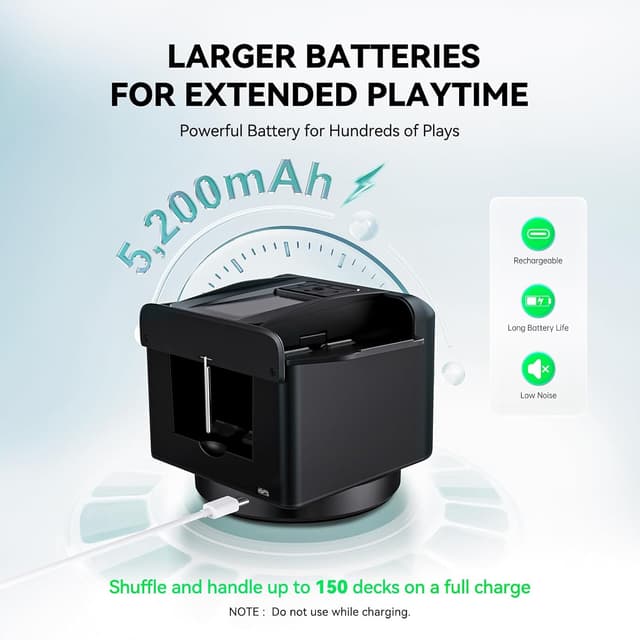 Thumbnail 6 de KPAW Kartenmischmaschine 5200 mAh đČ