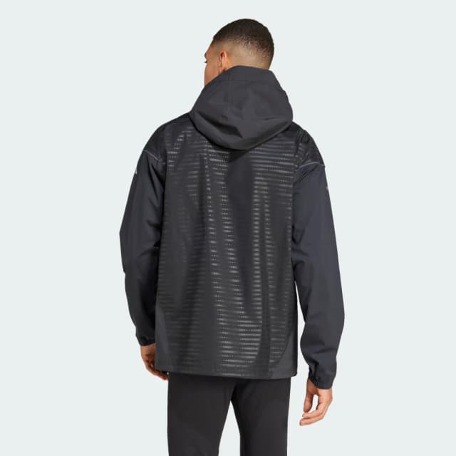 Detalle 2 de Sudadera impermeable Adidas Tiro 25 Pro negra