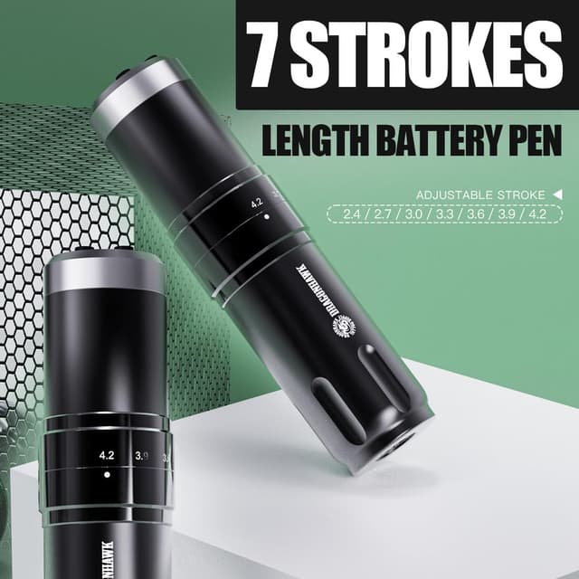 Thumbnail 2 de Dragonhawk Penna rotativa senza fili 1500mAh per tatuaggi 🎨