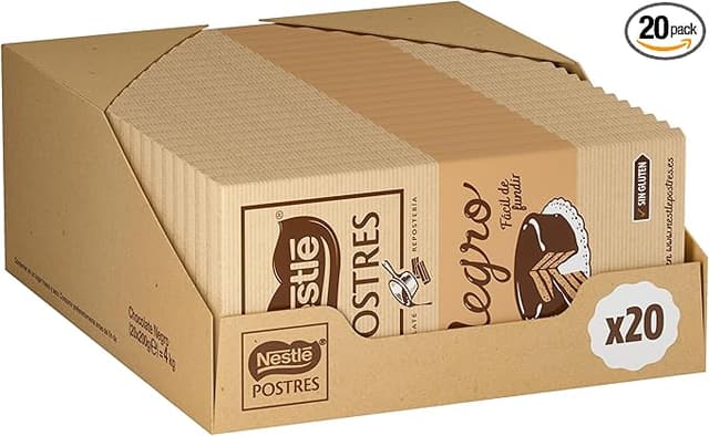 Imagen de Nestlé Chocolate Negro para Fundir 20x200g 🍫 en OfertitasTOP