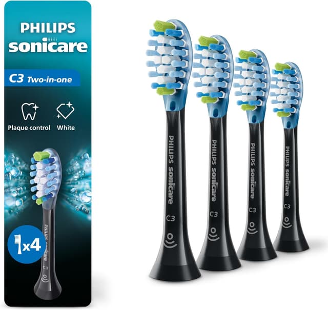 Detalle de Philips Sonicare C3 HX9044/95 Replacement Brush Heads, 4 Pack