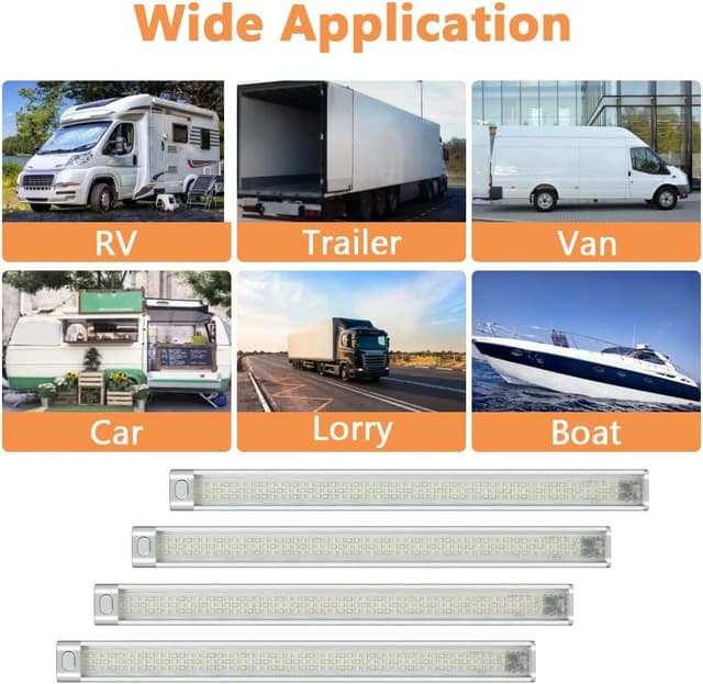 Thumbnail 5 de URAQT 168 LED Innenbeleuchtung 4 Stück