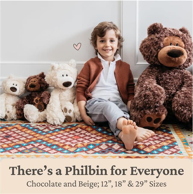 Thumbnail 6 de GUND Jumbo Philbin 29" Teddy Bear