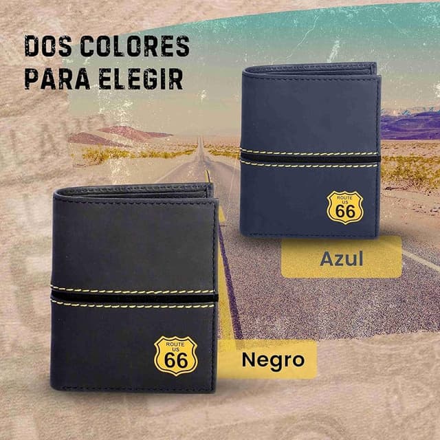 Detalle 2 de Route 66 Luis monedero RFID 1 pieza