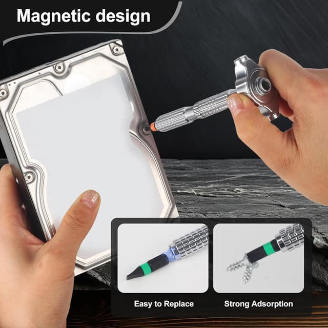 Detalle 2 de Nuangoo Tournevis à cliquet 40 en 1