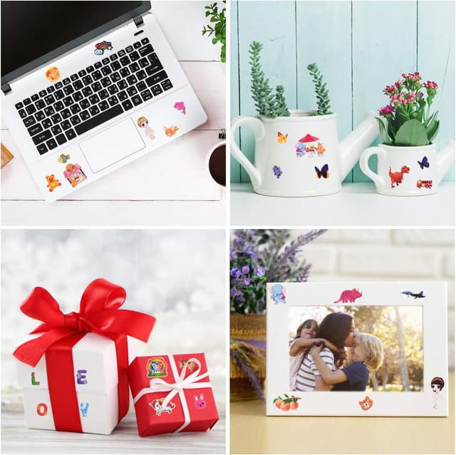 Thumbnail 6 de Vicloon 38 Hojas Pegatinas 1000+ Puffy 3D