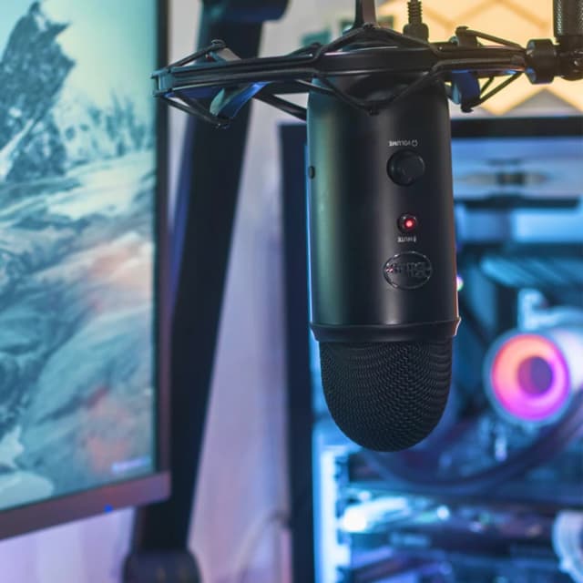 Thumbnail 6 de Blue Yeti Blackout – USB-Mikrofon mit 4 Richtcharakteristiken für Podcast, YouTube & Musik