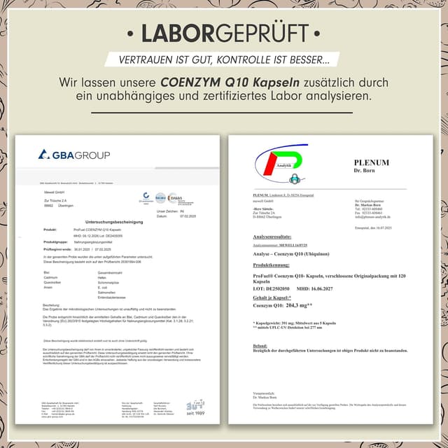 Thumbnail 4 de Q10 Kapseln hochdosiert 120x 200 mg Coenzym Q10