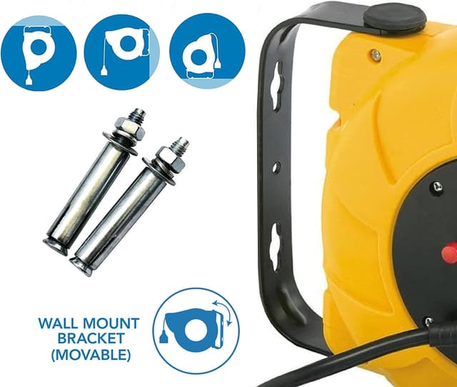 Thumbnail 2 de Electraline 100236 Enrollacables 10 m automático