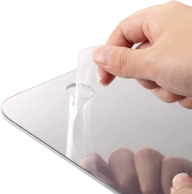 Detalle 2 de APHUIME Deluxe Large Fogless Shower Mirror (7.48 in x 11 in) — anti-fog, wall-hanging fog-free shaving mirror