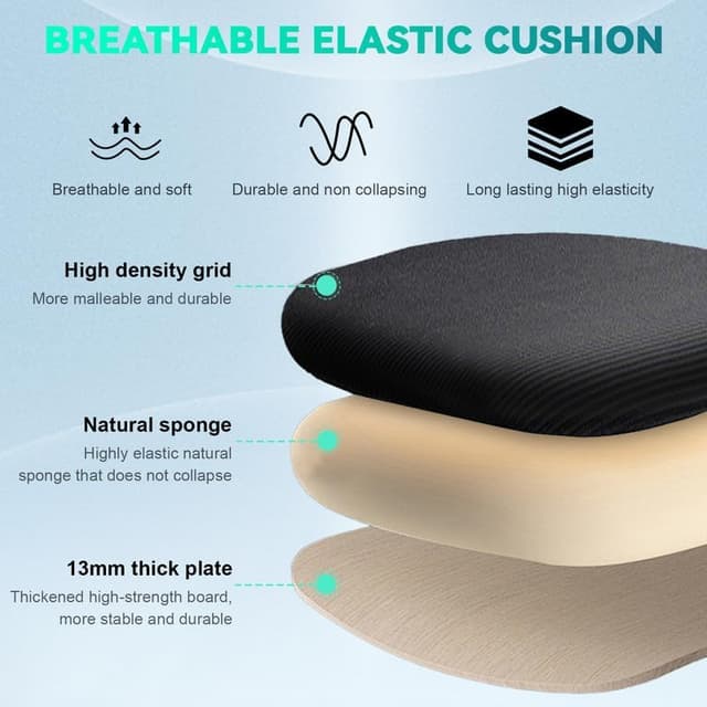 Thumbnail 6 de Silla Ergonomica con Reposacabezas y Soporte Lumbar