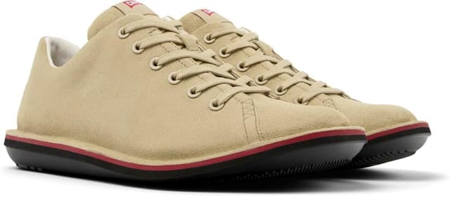 Detalle de Camper Beetle 18648 Men’s Sneaker in medium beige