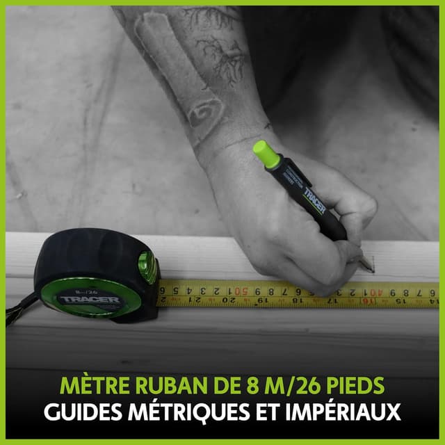 Detalle de TRACER mètre ruban autobloquant 8 m