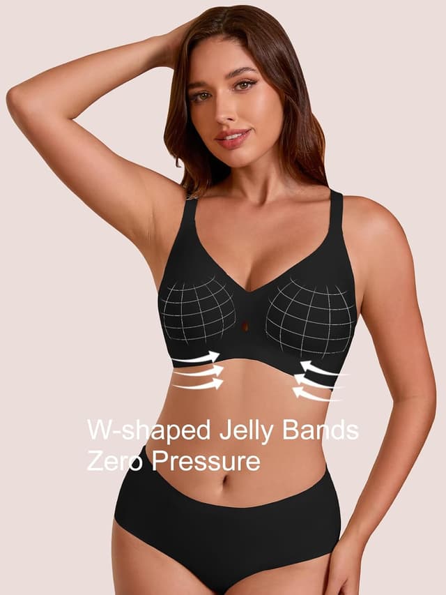Thumbnail 2 de COCOMARTS Jelly Bras Wireless Push Up Bra