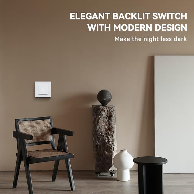 Thumbnail 1 de BSEED NEU E‑Serie Lichtschalter 86 mm