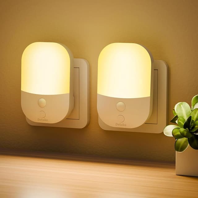 Detalle de 2 Pack Plug-in Night Light 3000K, 0.3W