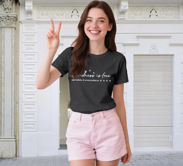 Detalle 1 de Kindness is Free T-shirt tee