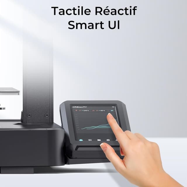 Detalle de Creality Ender 3 V3 KE : imprimante 3D à haute vitesse avec calibrage automatique