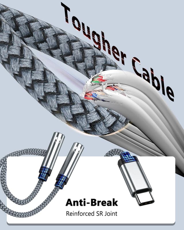 Thumbnail 4 de Adattatore USB C Jack Splitter