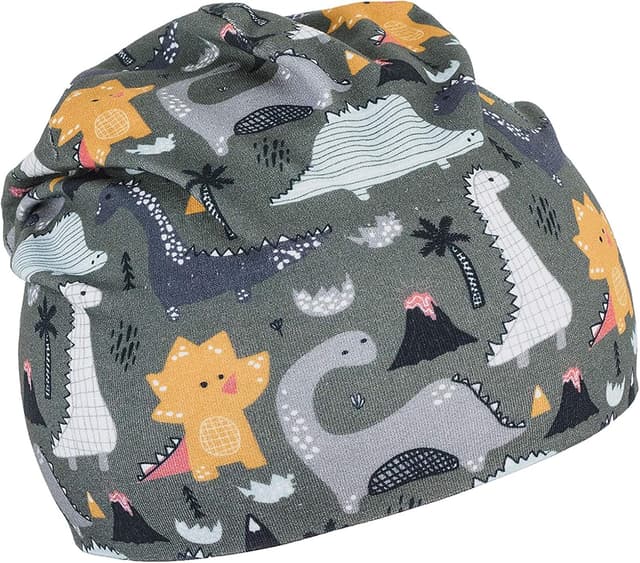 Detalle 2 de Sterntaler Baby Jungen-Strampler mit Dino-Mütze Beanie, Dunkelgrün – Größe 47 (ab 9 Monaten)