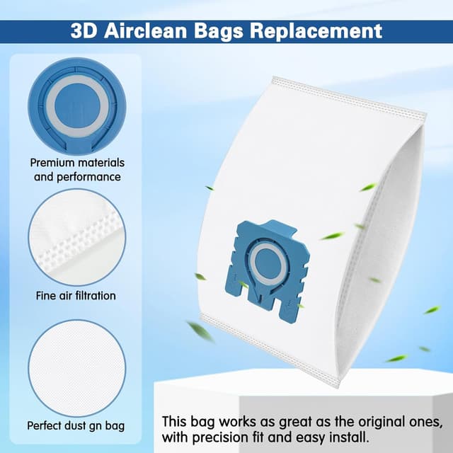 Thumbnail 2 de 12 Pack GN 3D Efficiency Dust Bags 9917730