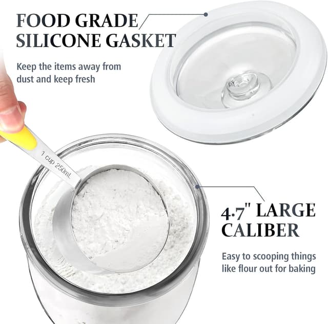 Detalle de Folinstall Wide Mouth Apothecary Jar 72 oz