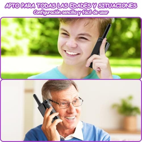 Thumbnail 6 de NXGKET Walkie Talkie Largo Alcance para Niños y Adultos 📡