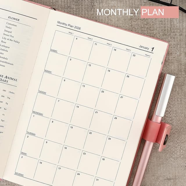 Detalle 2 de Agenda académica 2026 A5 día por día