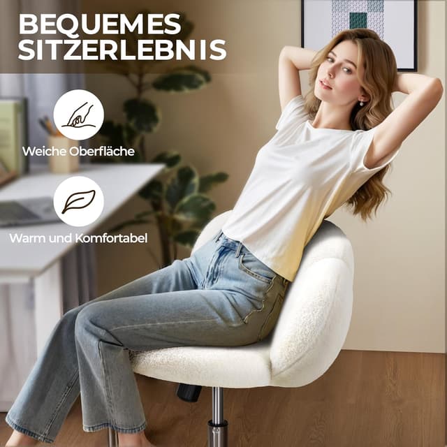 Detalle 1 de Yaheetech Bürostuhl ergonomisch bis 136 kg