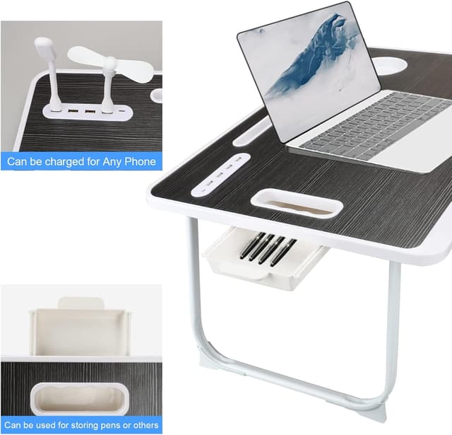 Detalle de Laptop Betttisch für bis zu 17 Zoll