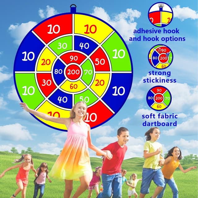 Thumbnail 3 de Weaqen Kinder-Dartboard 26 Zoll Montessori-Spielzeug
