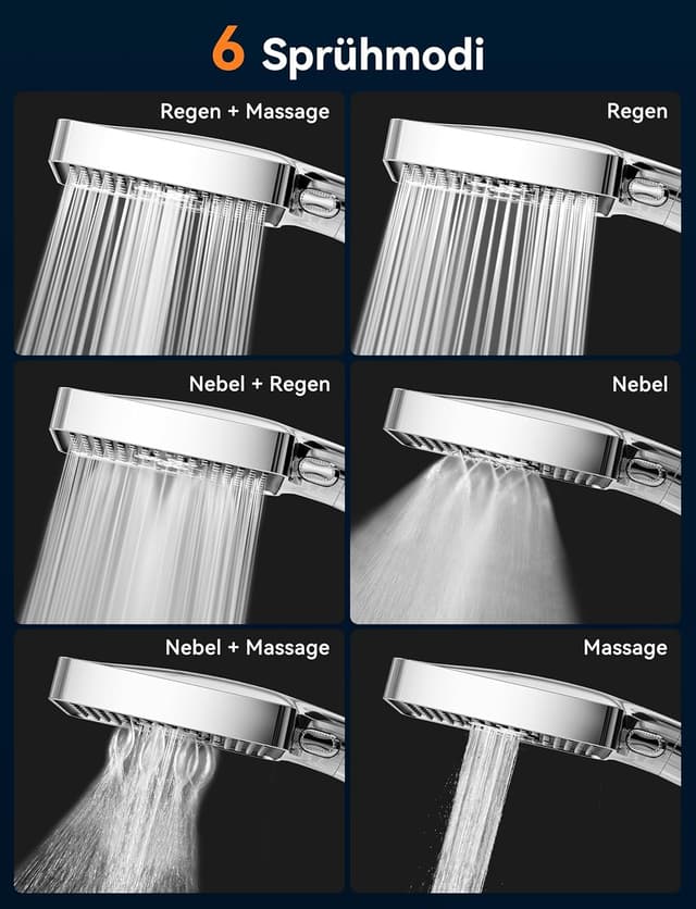 Thumbnail 4 de Magichome Duschkopf mit Schlauch 1,5M