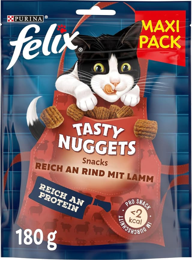 Imagen de FELIX Tasty Nuggets Katzensnacks 6×180 g 🐱 en OfertitasTOP