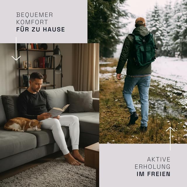 Detalle de Timone Calzamaglia da uomo lunga TI30-127, fino alla caviglia