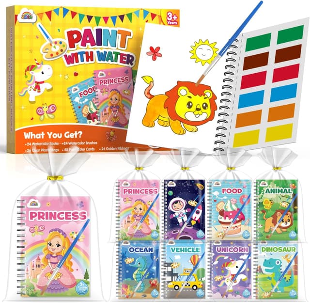 Detalle de ZMLM 24 Water Coloring Books for Kids 🎨