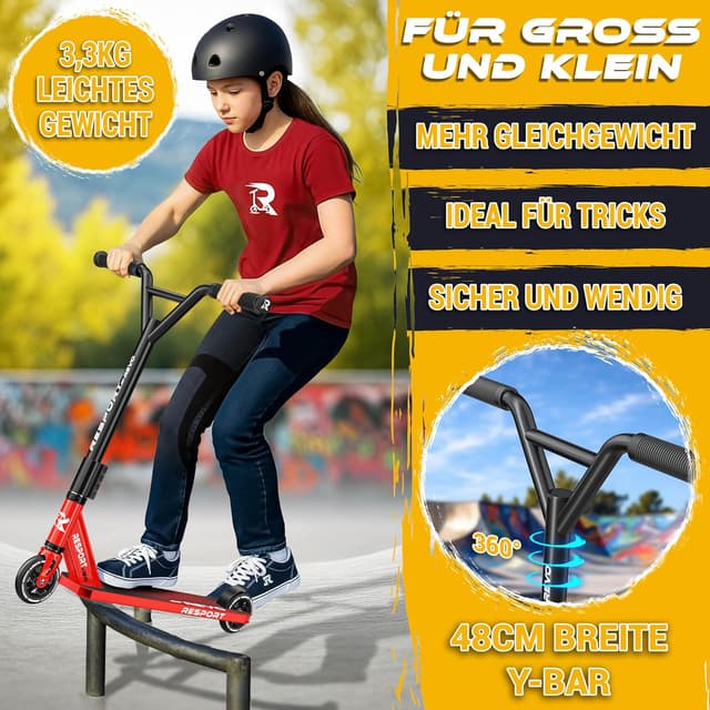 Thumbnail 5 de RE:SPORT REVO Stunt Scooter PRO 100 mm PU Räder
